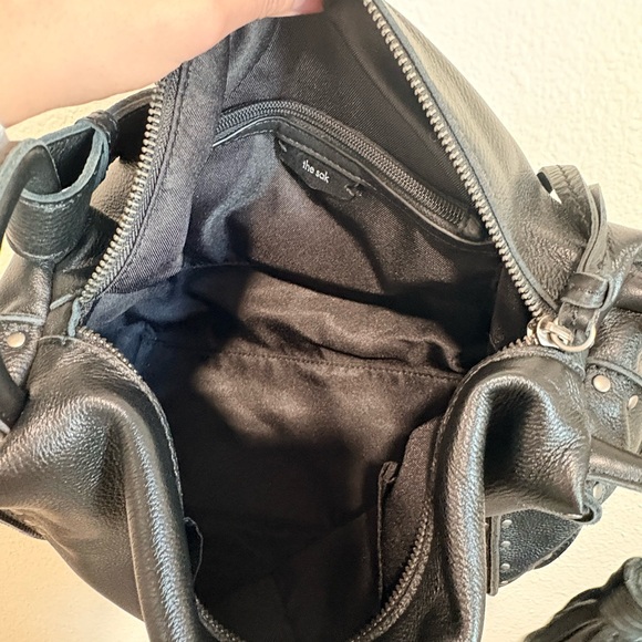 The Sak Black Studded Hobo Bag - Picture 3 of 4